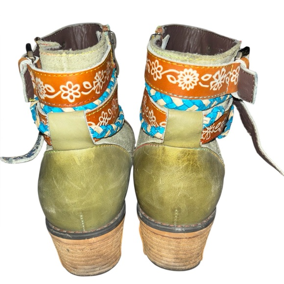 Socofy Boho ankle Boots 8/38 - Picture 7 of 9